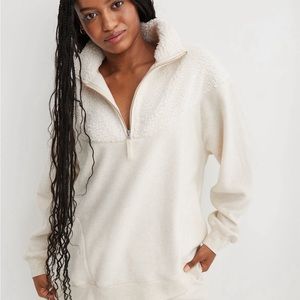 Aerie holiday hometown quarter zip